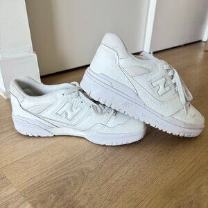 New Balance 550 Triple White, size 9 WOMEN - one wear only!